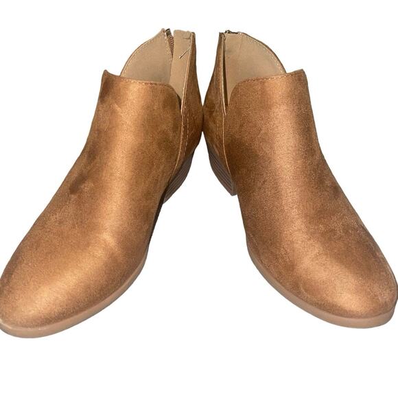 SODA Ankle Boots Slip On Booties V Cut Women's Shaft Pointed Toe, Size  6.5 - Picture 3 of 7